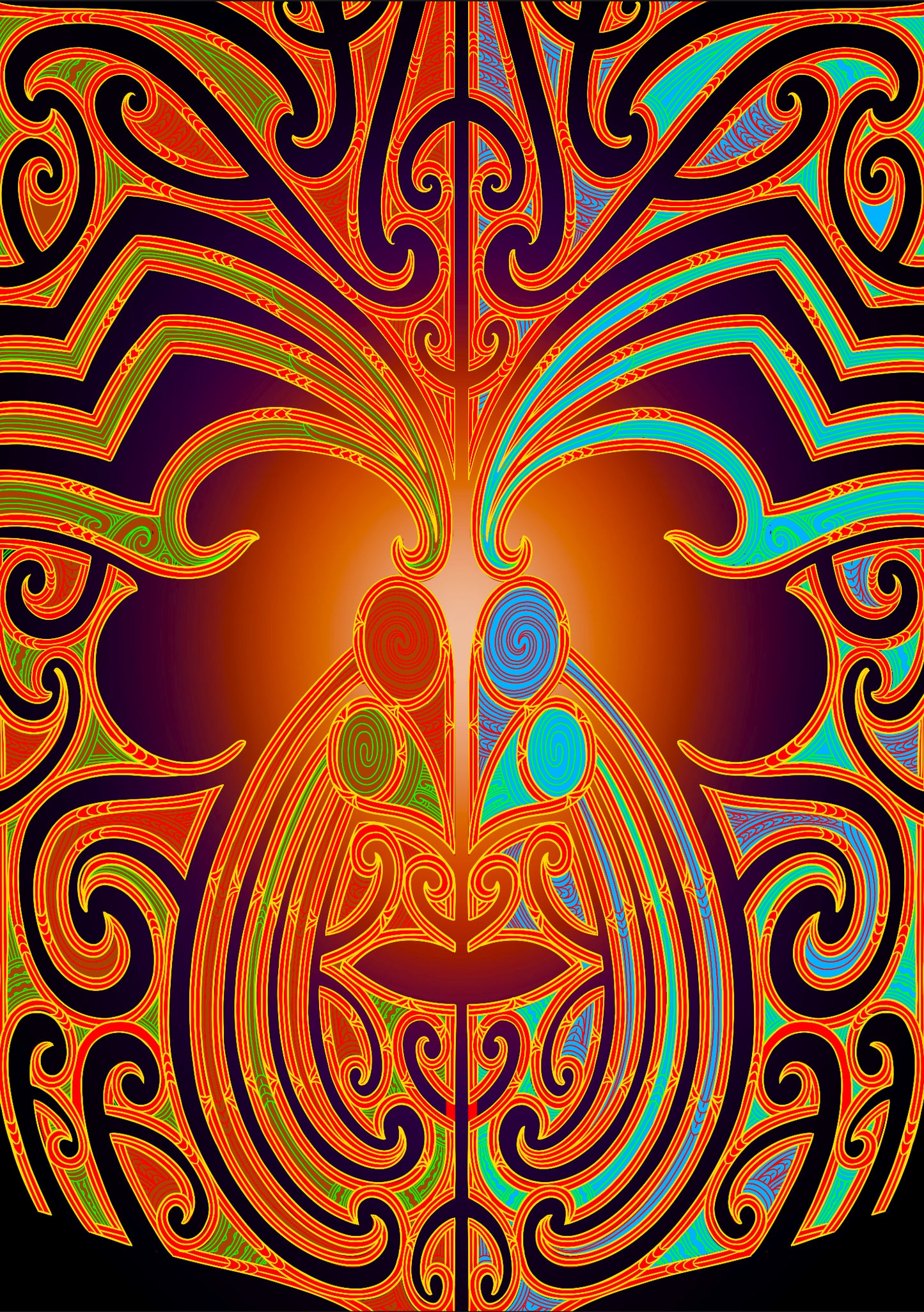 MATAORA Red (Prints)(Canvas)