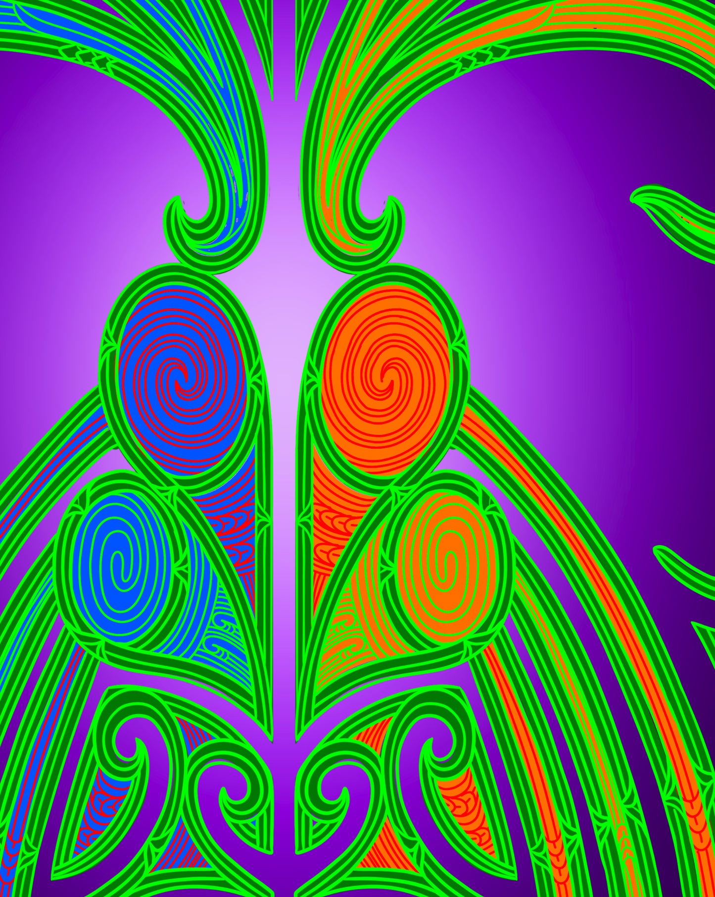MATAORA green (Prints)(Canvas)