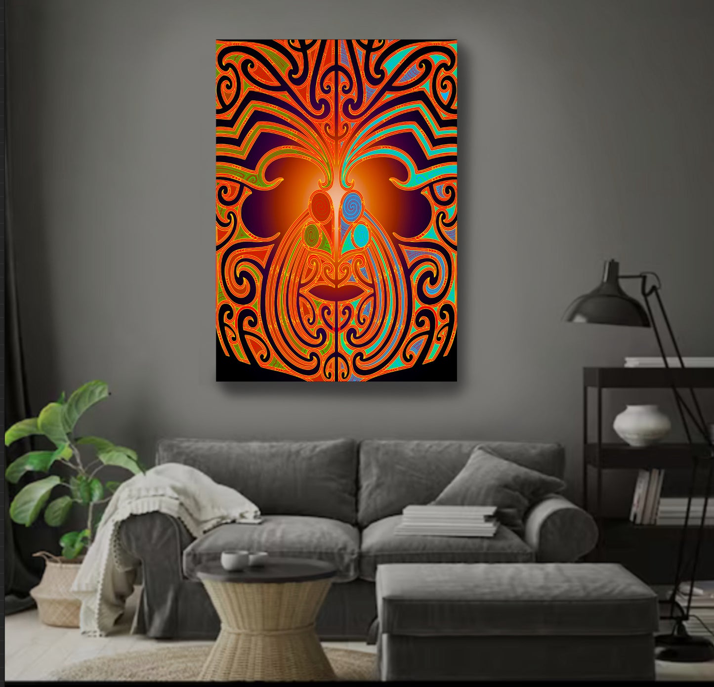 MATAORA Red (Prints)(Canvas)