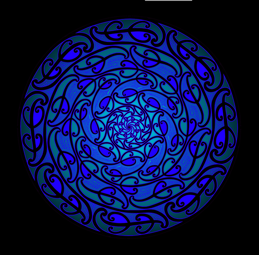 BLUE KOWHAIWHAI (Prints)(Canvas)