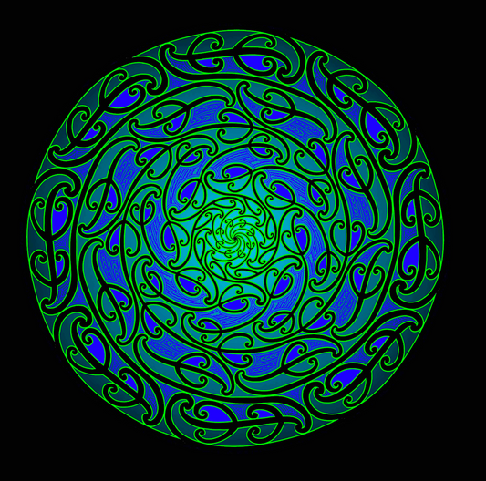 GREEN KOWHAIWHAI (Prints)(Canvas)