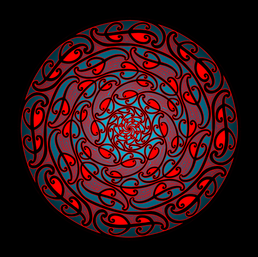 RED KOWHAIWHAI (Prints)(Canvas)