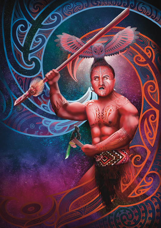 TŪMATAUENGA (Prints)(Canvas)