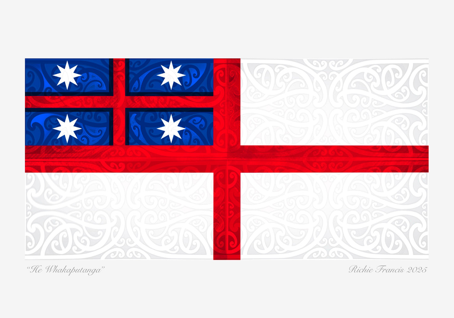 Te Whakaputanga (Canvas) (Framed Prints)