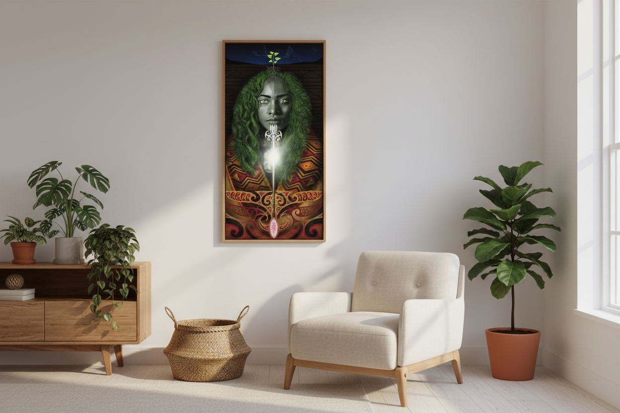 Tupua a Nuku – Light Living Room Mockup