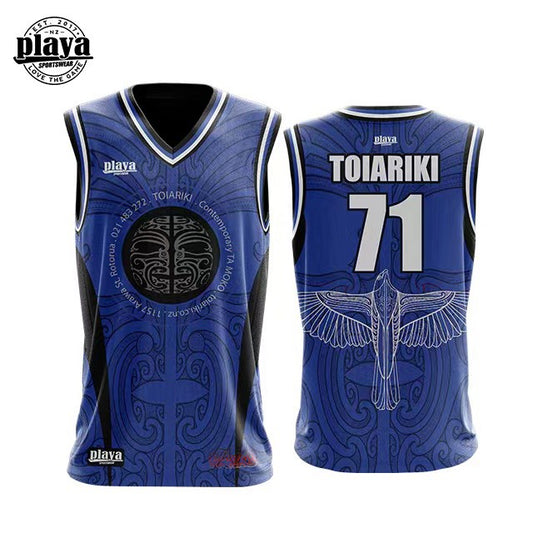 BLUE B-BALL Singlet